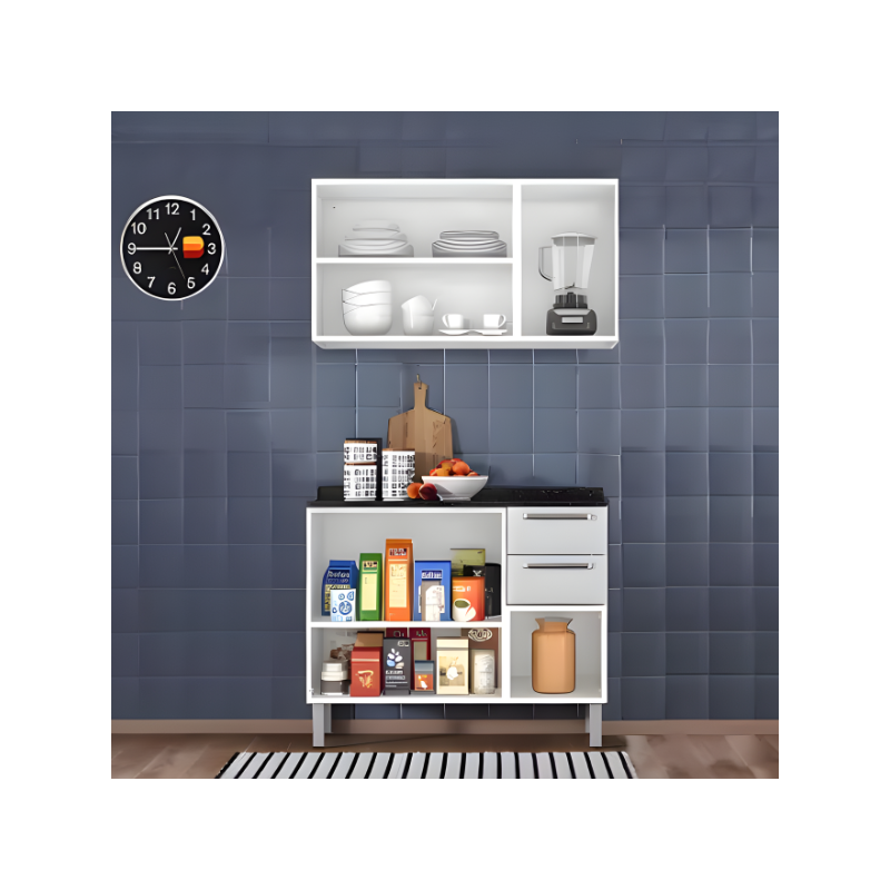 Kit Cozinha Itatiaia Luce 6 Portas 2 Gavetas Branco-21dd4549-ee4e-49ea-803b-69ad52bfad5b