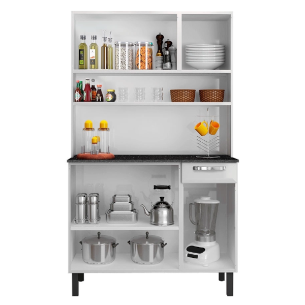 Kit Cozinha Itatiaia Rose 6 Portas 1 Gaveta Branco-389fbd55-876c-44e1-a816-b60e0470567c