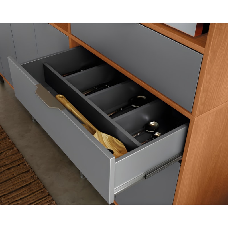 Kit Cozinha Lukaliam Bahamas 2.0 11 Portas Tauari/Cinza-8fe71adb-ee22-4ca6-b9c4-e9c4be42b694