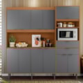 Kit Cozinha Lukaliam Bahamas 2.0 11 Portas Tauari/Cinza-608a6662-af98-4caf-b5eb-8bd945eefcd7
