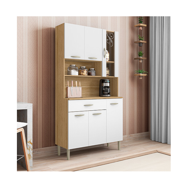 Kit Cozinha Parana Golden 6 Portas 1 Gaveta Freijo Supremo-1d203438-ae0e-4b9d-b62a-2fb214b49282