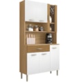 Kit Cozinha Parana Golden 6 Portas 1 Gaveta Freijo Supremo Ripado Freijo-7acad36b-876b-4a8a-8602-2d02370ae1ca