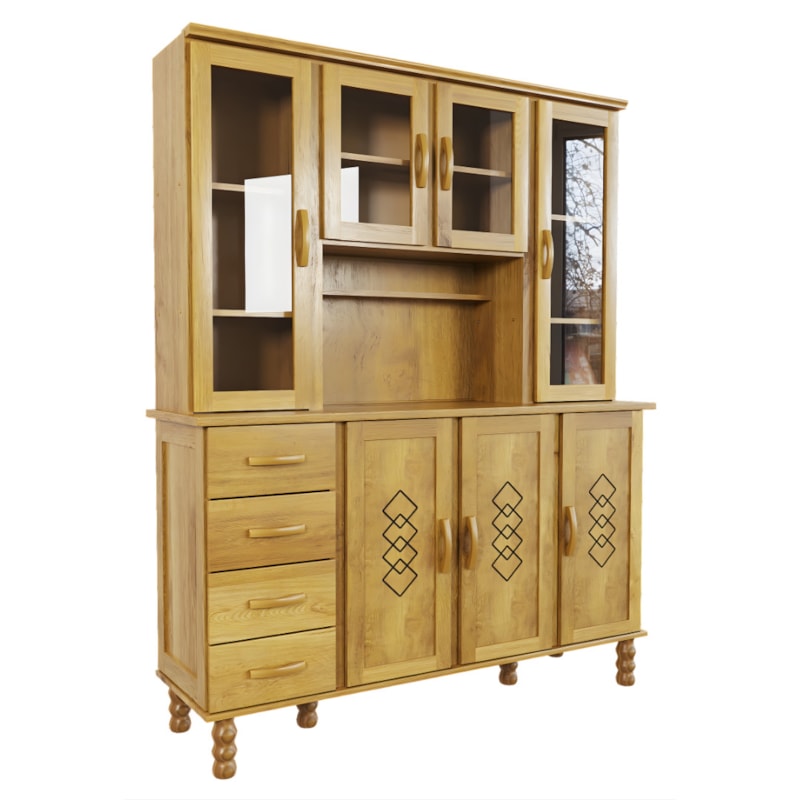 Kit Cozinha Serpil Entalhe 7 Portas 4 Gavetas Impuia Acetinado-6ff6421b-8834-467c-9e6d-4a121ee0503e