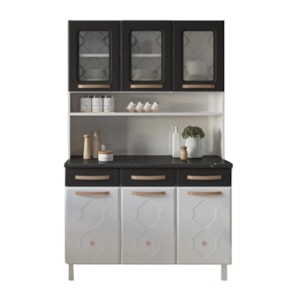 Kit Cozinha Telasul Mirage New Preto