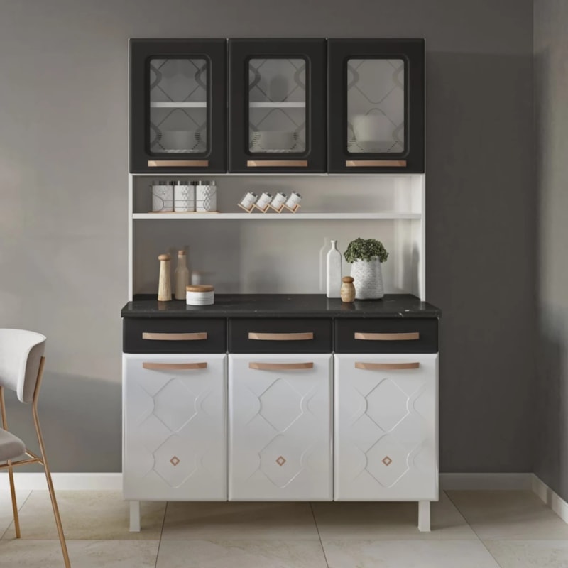Kit Cozinha Telasul Mirage New Preto-8d279391-b22a-4b7e-bed6-b458fbda01d5