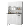 Kit Cozinha Telasul Triplo Baixa Rubi 3 Portas 1 Gaveta ComTampo Smart Branco-e17bdc4b-7990-442b-b9d0-d82ce9973913