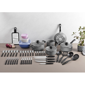 Kit Cozinha Tramontina 47 Pecas Cinza
