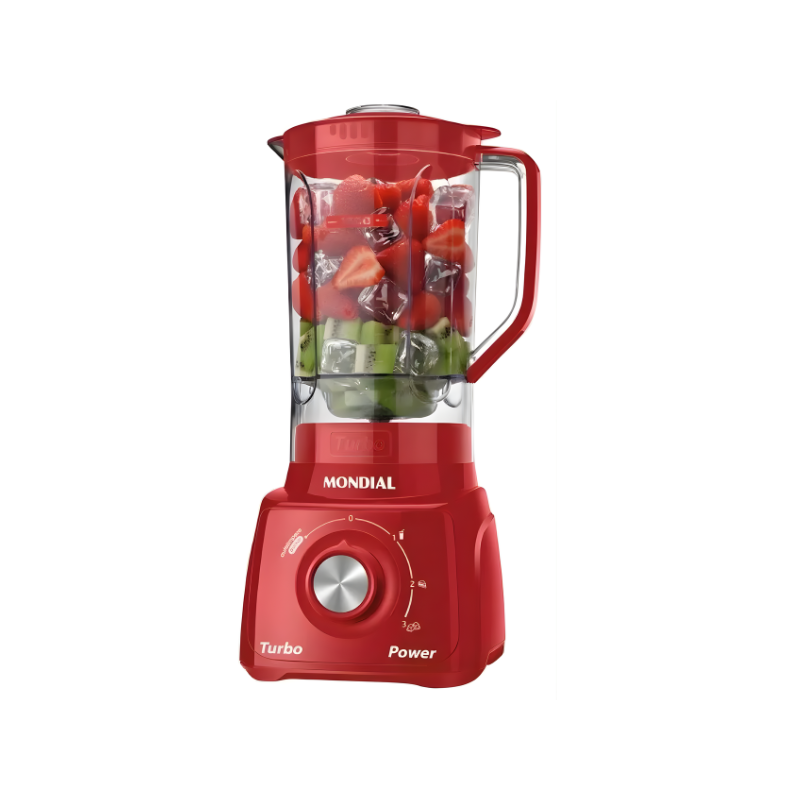 Kit Mondial 3 Em1 Batedeira+Liquidificador+Espremedor 127V/60HZ KT-202-R Vermelho
