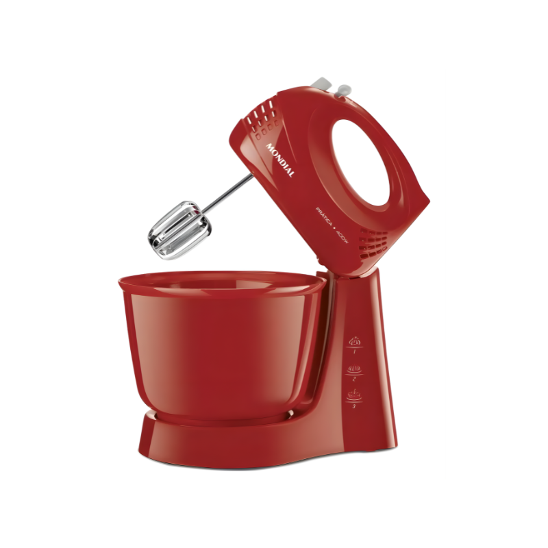 Kit Mondial 3 Em1 Batedeira+Liquidificador+Espremedor 127V/60HZ KT-202-R Vermelho-ad940ea9-7cb6-43a5-a528-f5cc9e52dae5