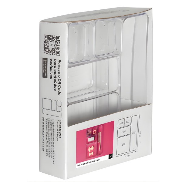 Kit Organizador Paramount Modulares Diamond com 5 Peças-be3becc5-b79d-4873-a4a0-445bd6673247