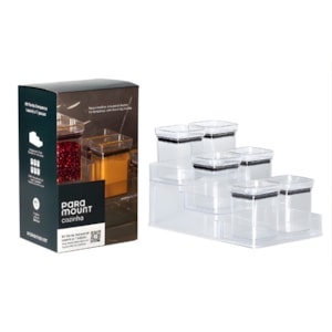 Kit Porta Temperos Paramount Lumini 7 Peças
