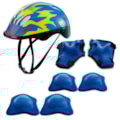 Kit Protecao Zippy Azul Chamas com Capacete-886b6880-ce62-4d10-8806-9f592435ef60