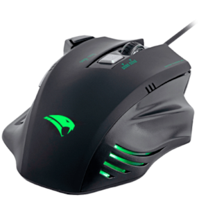 Kit Teclado e Mouse Python Viper Pro Bivolt Preto/Verde