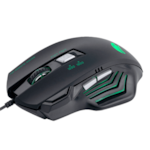 Kit Teclado e Mouse Python Viper Pro Bivolt Preto/Verde 