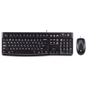 Kit Teclado Mouse Logitech Com Fio MK120