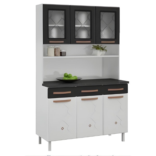 Kit Triplo Telasul Baixo com 3 Gavetas e 3 Portas Cor Rubi-7ab0ca14-b690-4c79-bad5-f0647ec5c104