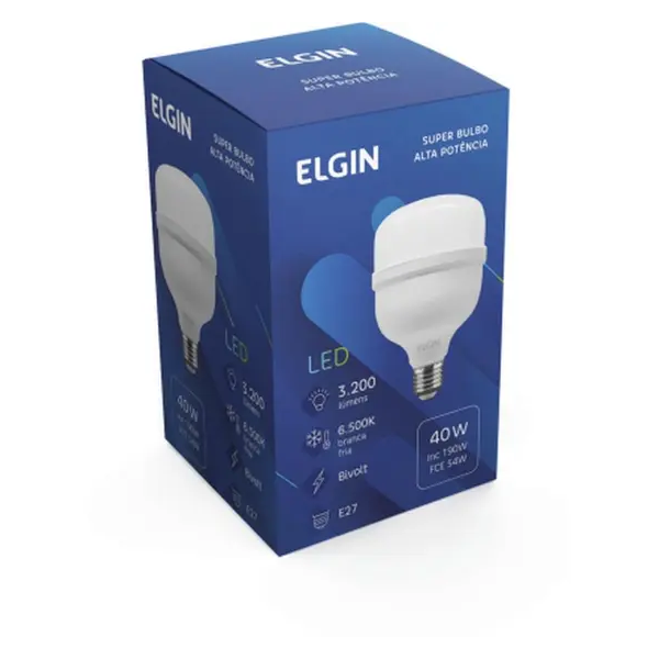 Lampada Bulbo Led T 40W Bivolt 6500K - Elgin-18711827-f351-410a-8801-d7c439334b36