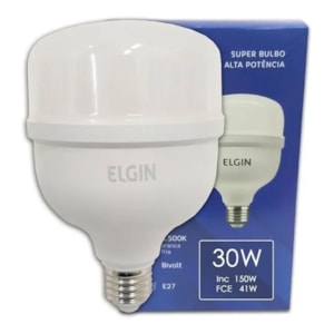 Lampada Elgin Bulbo Led T 30W Bivolt 6500K