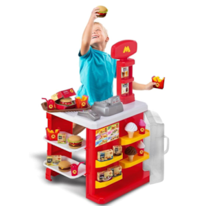 Lanchonete Infantil Magic Toys Vermelho com Acessórios