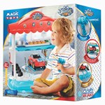 Lava Rápido Magic Toys Shop Car Com Jato D&#039;Água Azul E Vermelho - 648