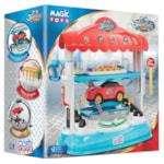 Lava Rápido Magic Toys Shop Car Com Jato D&039;Água Azul E Vermelho - 648