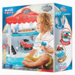 Lava Rápido Magic Toys Shop Car Com Jato D&039;Água Azul E Vermelho - 648