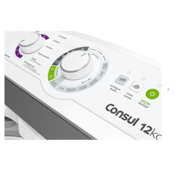 Lavadora Consul 12KG com Dosagem Economica e Ciclo Edredom 127V Branco CWH12BBANA-c707a368-50fc-4d54-bce8-bca2f11e1255