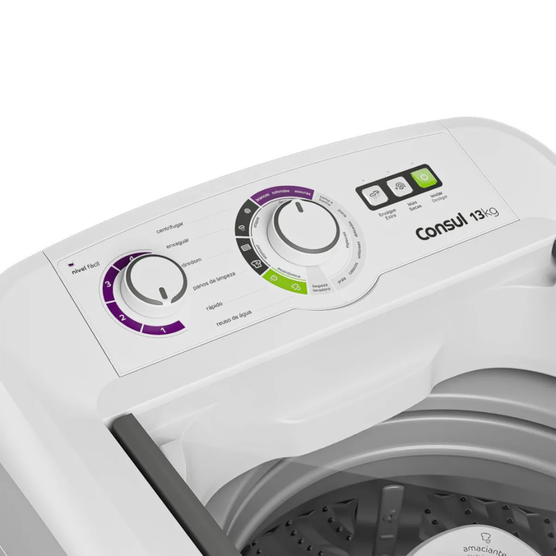 Lavadora Consul 13KG Eletronica Max 12 CWH13ABANA-c8841c45-a139-49fe-a49e-79879adc2af4
