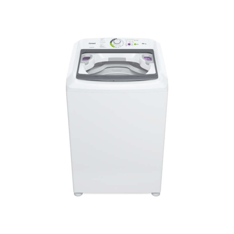 Lavadora Consul 18kg Lavagem Econômica e Ciclo Edredom 127V Classe A Branco CWK18ABANA