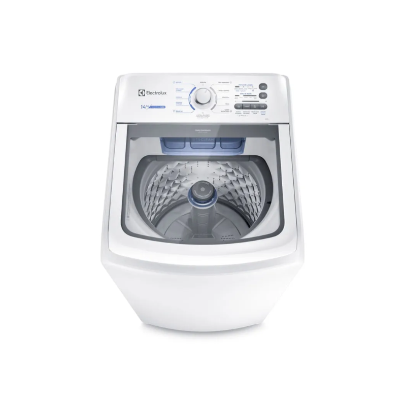 Lavadora Electrolux 14KG Essential Care com Cesto Inox e JET&CLEAN 127/60 LED14 Branco