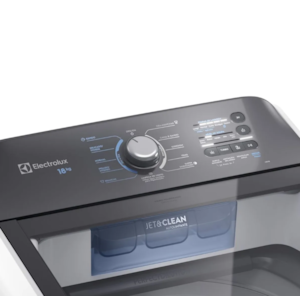 Lavadora Electrolux 18Kg Efficient Com Cesto Inox Jet&Cleam LEE18 127/60 Branca