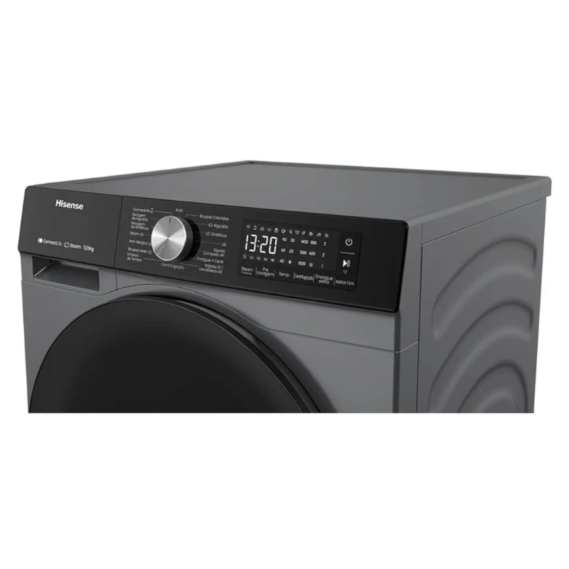 Lavadora Hisense 13KG/8KG Inverter com 13 Programas de Lavagem Wifi Steam 127V Prata WD3S1343BT1-5d09edb3-cac2-4383-a3aa-47a012338e67
