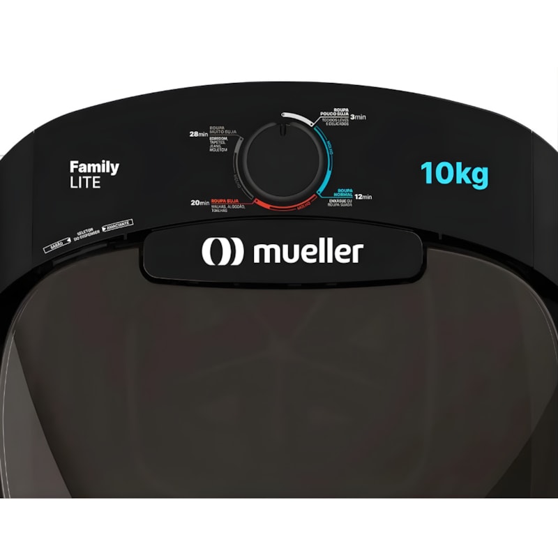 Lavadora Mueller Family Lite 10KG 127V 60HZ Preto-85ee1954-b4fe-479a-8f5c-993812cb48b0