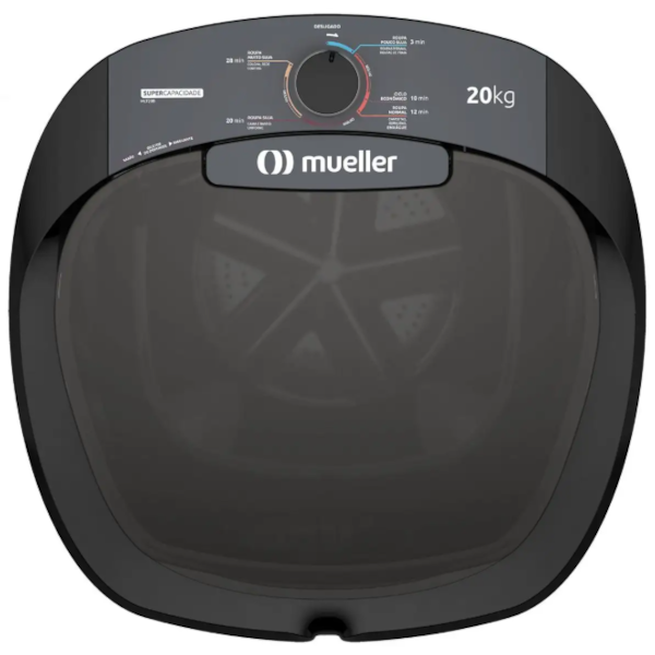 Lavadora Mueller Semiautomatico 20Kg MLT20B PA6I 127V 60HZ Preto-a13c8369-1829-40c7-a1e0-1dd2901a57f9