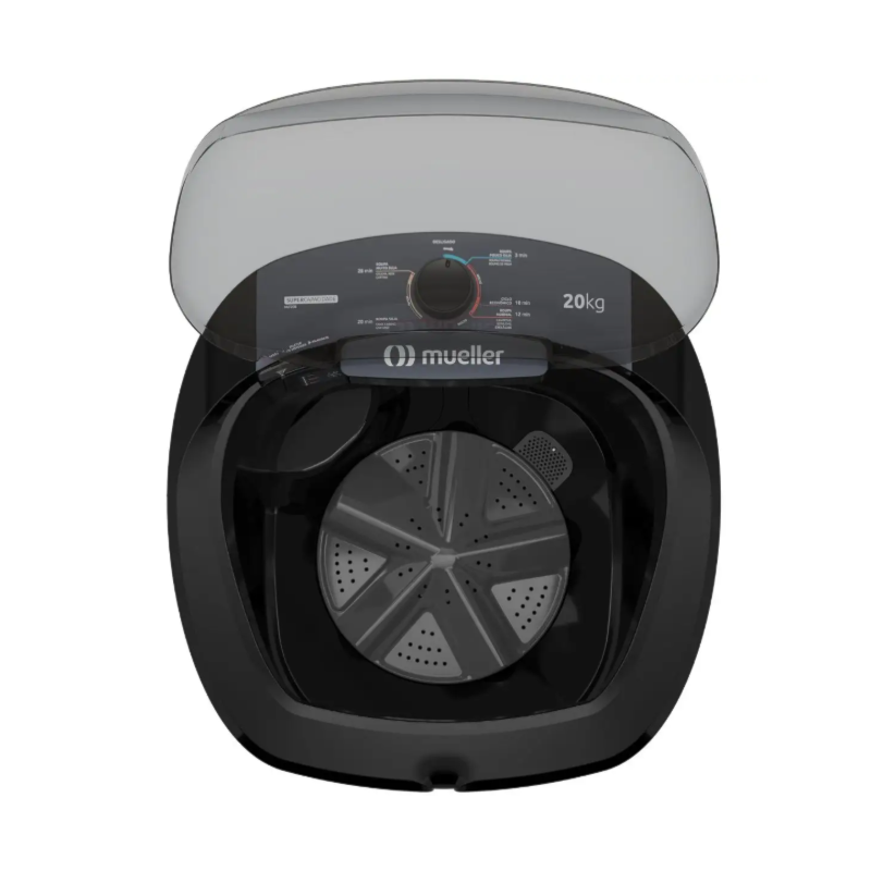 Lavadora Mueller Semiautomatico 20Kg MLT20B PA6I 127V 60HZ Preto-d469b9aa-1d56-41e4-a5ff-1044fee3f9a5
