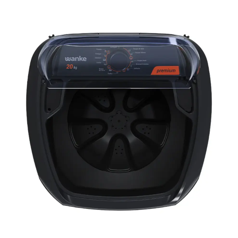 Lavadora Wanke Premium 20.1 Kg 127V Black