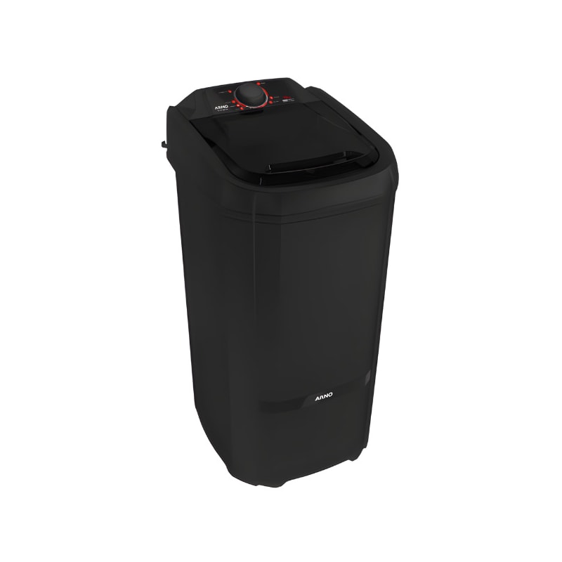 Lavadoura Arno Semiautomatica 13KG Lavete 7 Funcoes 127V Preto LAS13APTANAC 