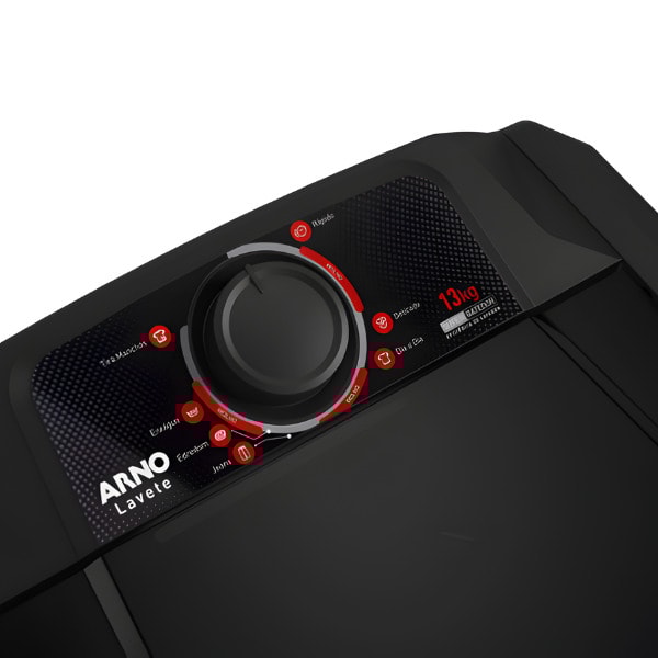Lavadoura Arno Semiautomatica 13KG Lavete 7 Funcoes 127V Preto LAS13APTANAC -d71e65d9-408e-46ff-af98-855c3a68ede3