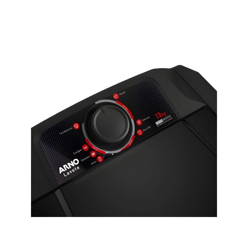 Lavadoura Arno Semiautomatica 13KG Lavete 7 Funcoes 127V Preto LAS13APTANAC-0c9f30d1-224e-4109-938c-06afb5863649