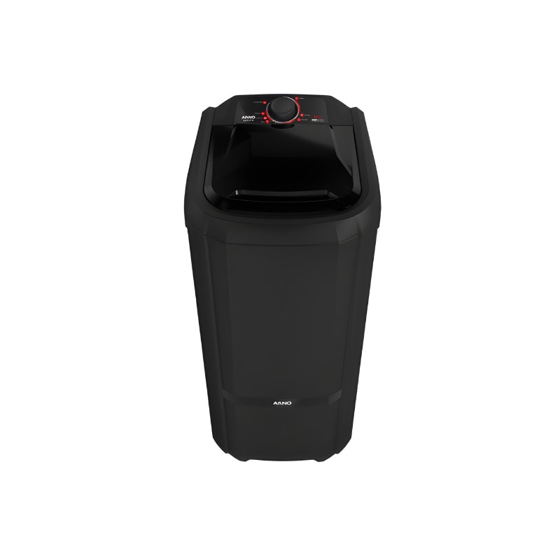 Lavadoura Arno Semiautomatica 13KG Lavete 7 Funcoes 127V Preto LAS13APTANAC 