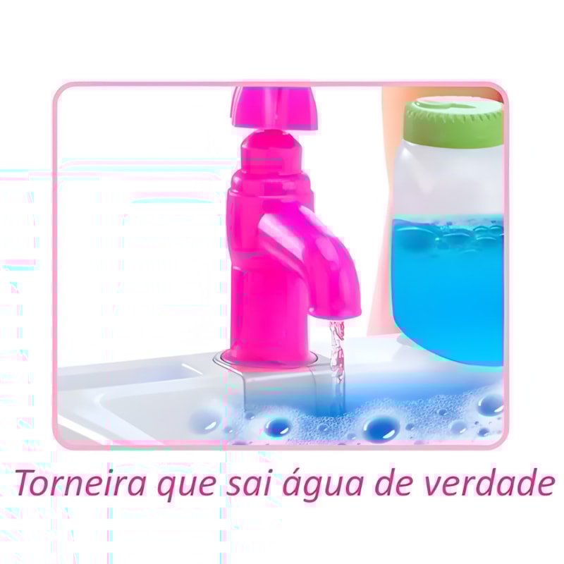 Lavanderia Magic Toys Lava e Passa com Acessorios Azul/Rosa-66672c89-5e19-49cd-bb0e-8a7f602a55ae