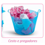 Lavanderia Magic Toys Lava e Passa com Acessorios Azul/Rosa