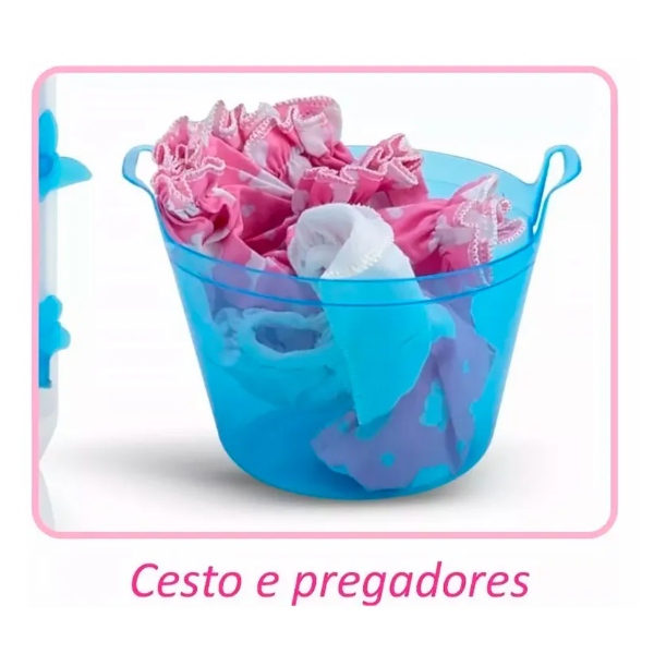 Lavanderia Magic Toys Lava e Passa com Acessorios Azul/Rosa-11d1310d-0537-4ac1-b35e-01d276994710
