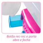 Lavanderia Magic Toys Lava e Passa com Acessorios Azul/Rosa