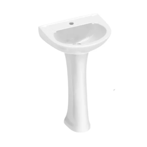 Lavatorio com Coluna Mari Gardenia Branco-3a3343df-9916-41ed-a4b7-7cf72b6b6d09