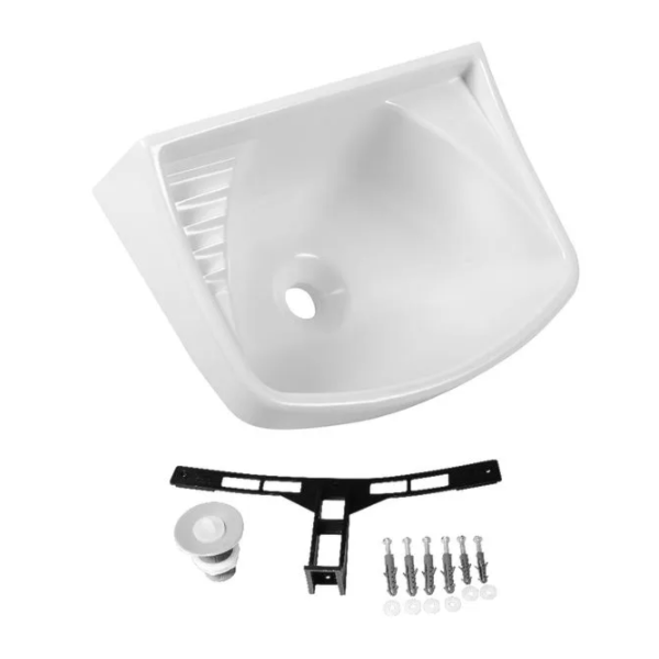 Lavatorio de Plastico Astra 4,8L 36X26cm Branco-ccae1a7f-c506-4599-9c93-868f5b5ad951