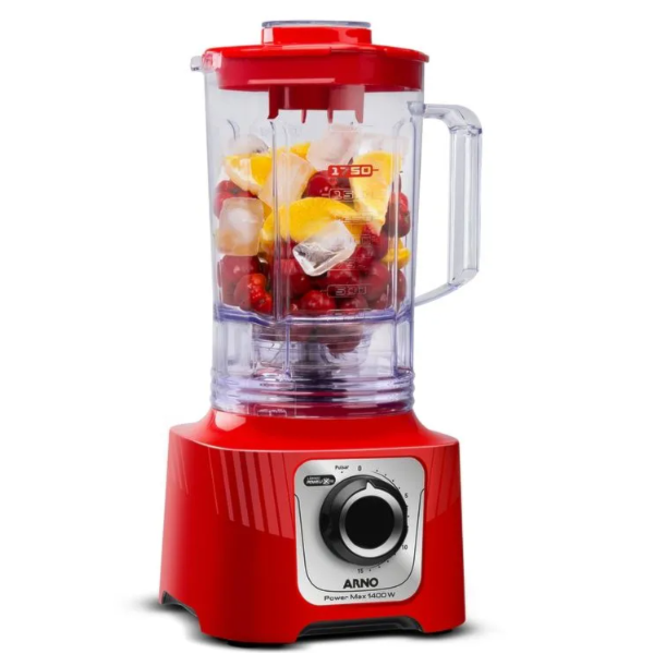Liquidificador Arno Power Max 1400W Regular 127V LN63 Vermelho-e2e25d0e-c71b-4be0-b716-6e085639394c