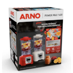 Liquidificador Arno Power Max 1400W Regular 127V LN63 Vermelho