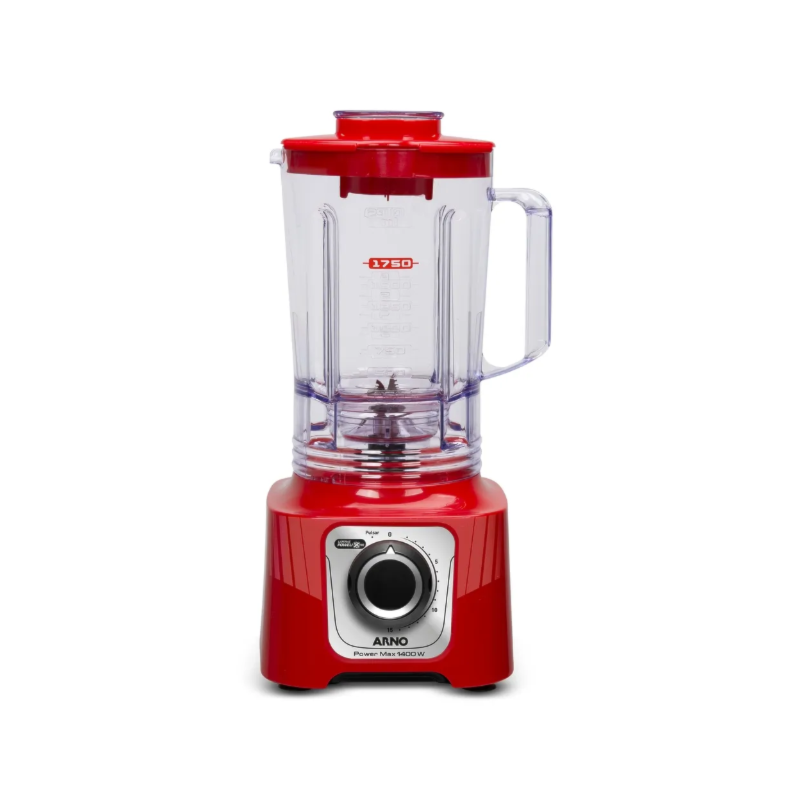 Liquidificador Arno Power Max 1400W Regular 127V LN63 Vermelho