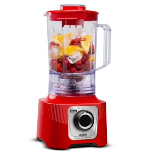 Liquidificador Arno Power Max 1400W Regular 3,1L 127V LN63 Vermelho